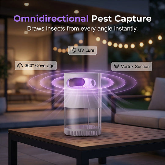 🦟50K+ sold!  UV Mosquito Killer Lamp – quiet, USB, chemical-free