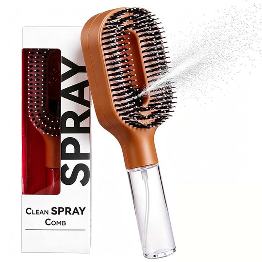 🪮💦Last Day Special Price🔥Anti-Static Hair Brush with Built-in Sprayer