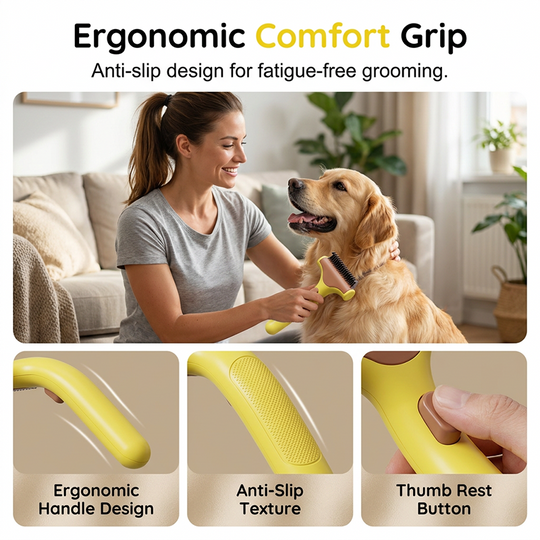 Professional Pet Dematting & Deshedding Comb