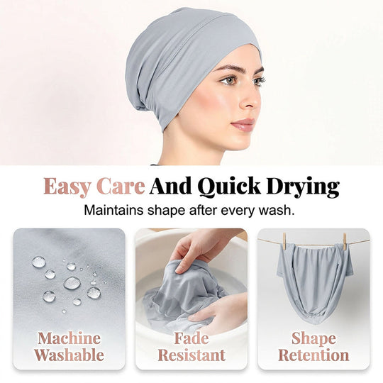 ⏳Limited-time 40% off⏰Soft Stretch Turban Cap for Women👒