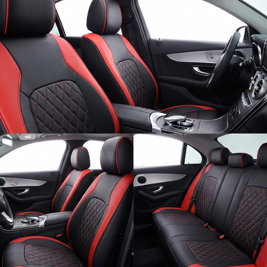 2026 Sale — Over 24,000 Sold!🏆 9-Piece Leather Car Seat Cover Set – Luxury & Protection