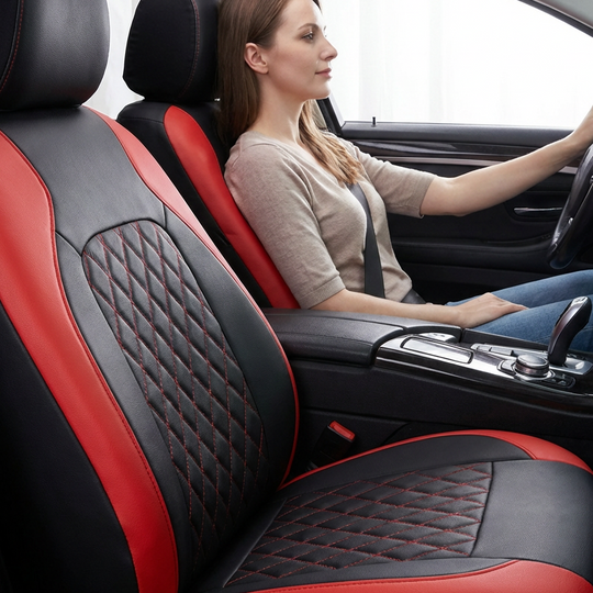 2026 Sale — Over 24,000 Sold!🏆 9-Piece Leather Car Seat Cover Set – Luxury & Protection
