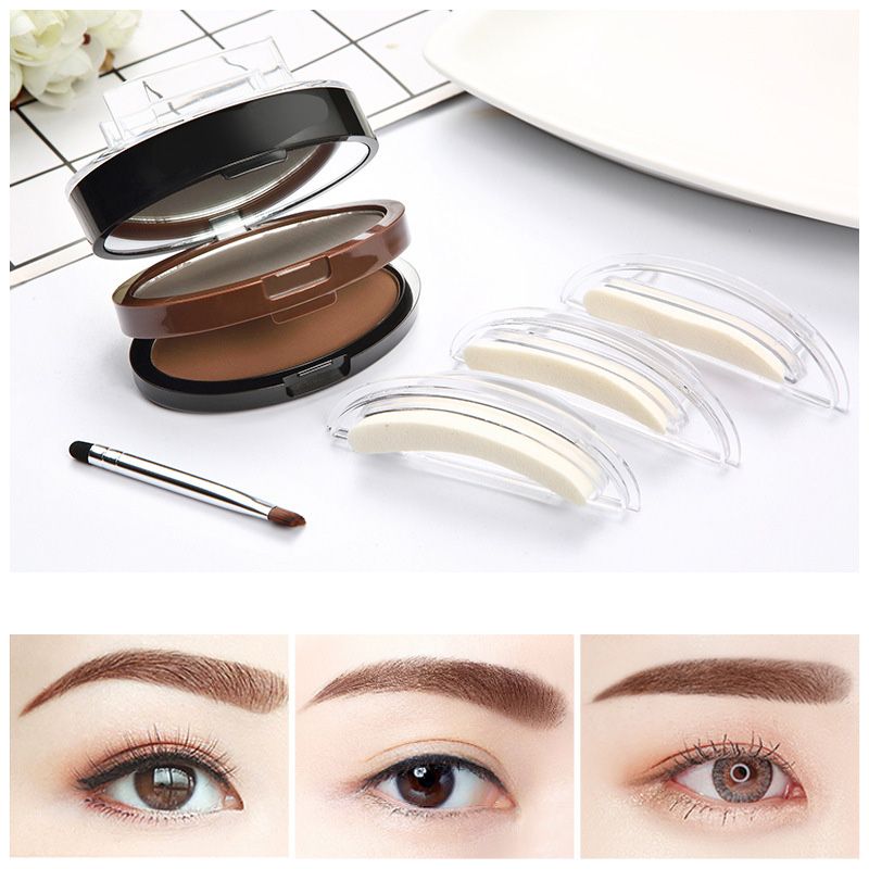 🥳2026 HOT SALE🥳💞50K+ SOLD!🖌️✨Instant Adjustable Eyebrow Stamp – Two‑color brow powder, waterproof & smudge‑proof. Natural, full brows in seconds! 💕🎀-Q