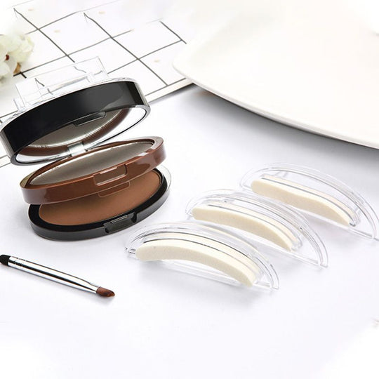🥳2026 HOT SALE🥳💞50K+ SOLD!🖌️✨Instant Adjustable Eyebrow Stamp – Two‑color brow powder, waterproof & smudge‑proof. Natural, full brows in seconds! 💕🎀-Q