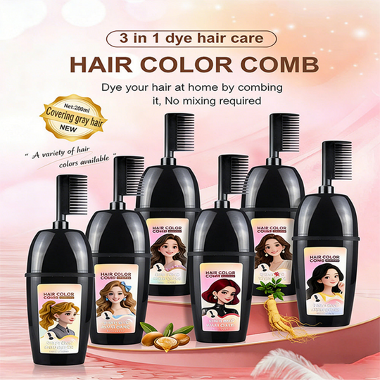 🔥Last Day Sale 35% OFF!🎉3-in-1 Hair Dye Comb