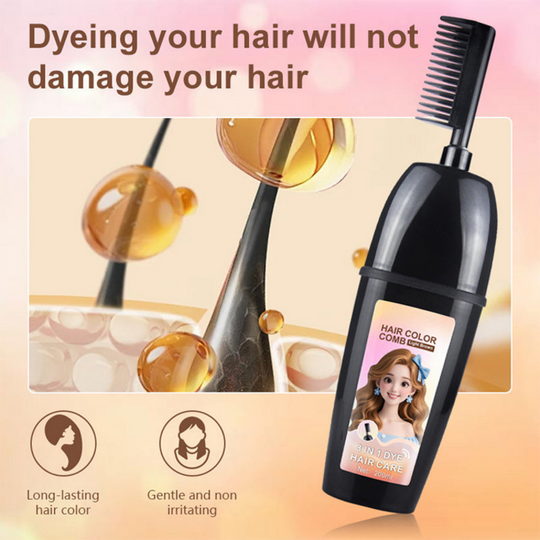 🔥Last Day Sale 35% OFF!🎉3-in-1 Hair Dye Comb