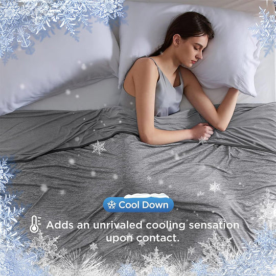 🏆LAST DAY SALE 40% OFF!!💕Smart Cooling Blanket❄️ Lightweight • Breathable • For Hot Sleepers & Night Sweats 😴
