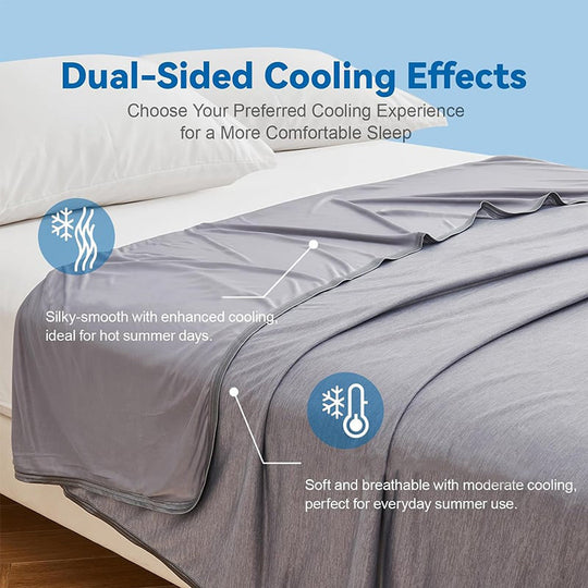 🏆LAST DAY SALE 40% OFF!!💕Smart Cooling Blanket❄️ Lightweight • Breathable • For Hot Sleepers & Night Sweats 😴