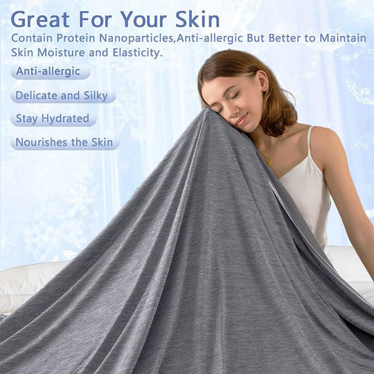 🏆LAST DAY SALE 40% OFF!!💕Smart Cooling Blanket❄️ Lightweight • Breathable • For Hot Sleepers & Night Sweats 😴