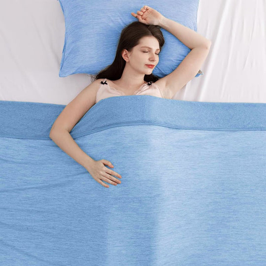 🏆LAST DAY SALE 40% OFF!!💕Smart Cooling Blanket❄️ Lightweight • Breathable • For Hot Sleepers & Night Sweats 😴