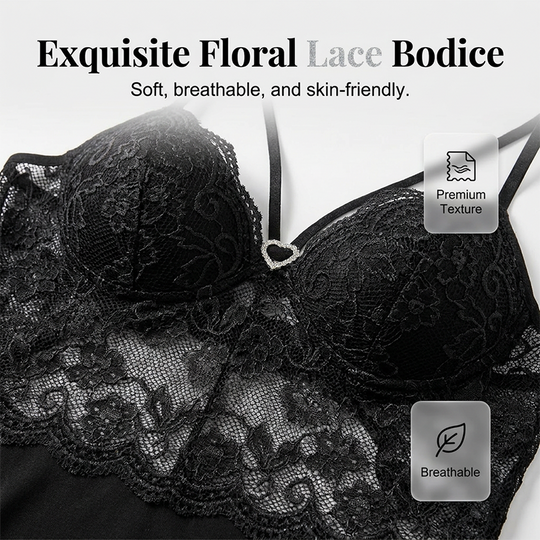 Women's Sexy Cami Nightdress with Strappy Detail