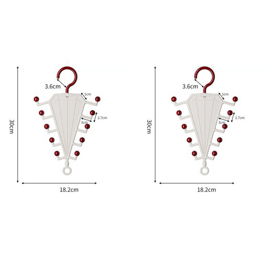 ⏳Time-Limited Special⏰Multi-Functional V-Shaped Double Sided Hanger Storage Rack