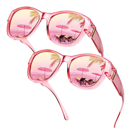 ☀️Big Sunglasses to Wear Over Glasses for Women✨