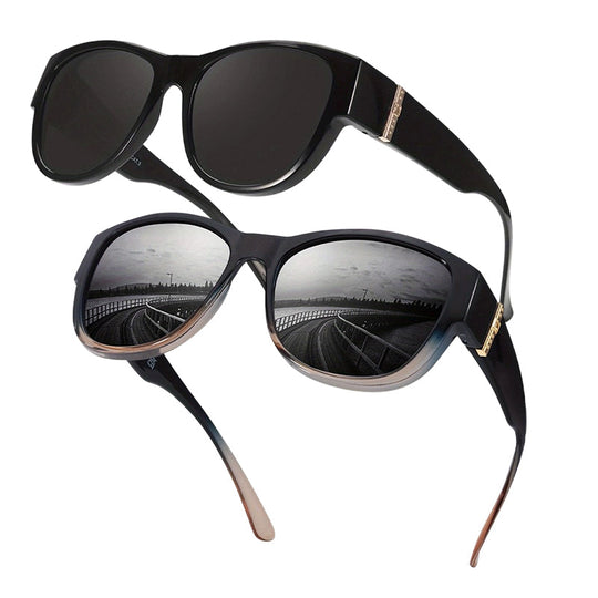 ☀️Big Sunglasses to Wear Over Glasses for Women✨