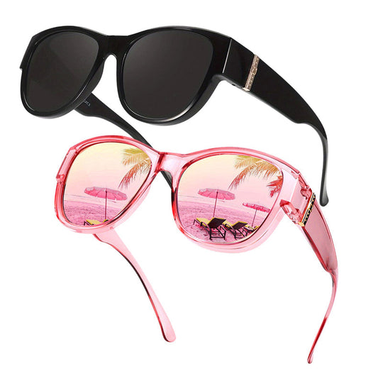 ☀️Big Sunglasses to Wear Over Glasses for Women✨
