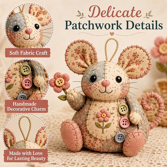 ⏳LIMITED TIME SALE 50% OFF🐭🧵Handcrafted Vintage Mouse Plush Sewing Kit