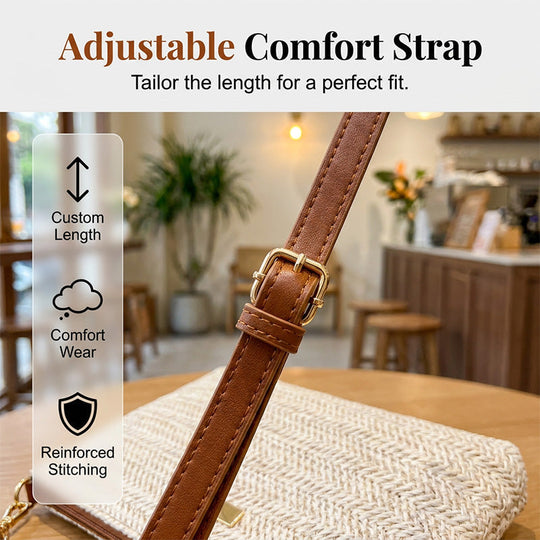 ⏳Time-Limited Special⏰Women's Woven Straw Shoulder Clutch Bag👜