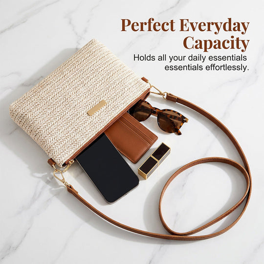 ⏳Time-Limited Special⏰Women's Woven Straw Shoulder Clutch Bag👜