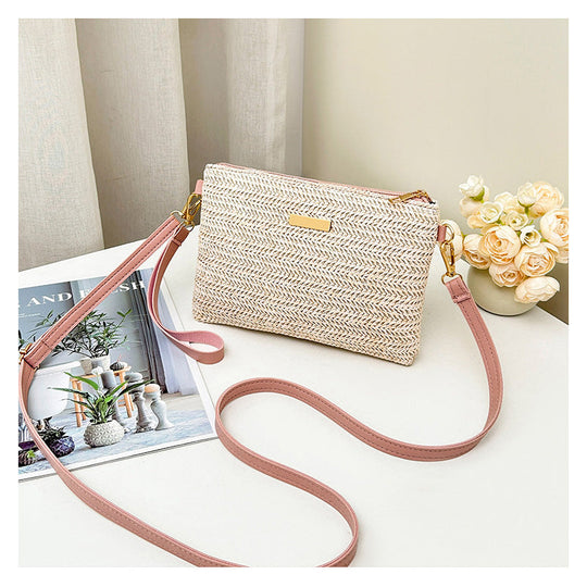 ⏳Time-Limited Special⏰Women's Woven Straw Shoulder Clutch Bag👜