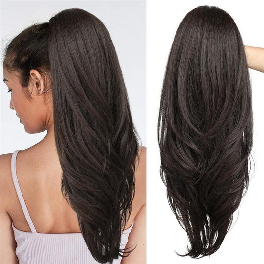 ⚽️🏆️World Cup Sale:50% OFF🎉70K+ SOLD! 🥳🌸Multi-Layered High Ponytail Wig