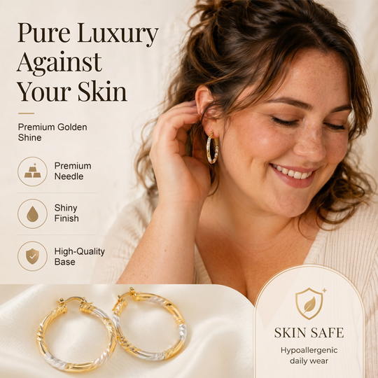 💫 60% OFF! ✨ Women's Elegant Twisted Hoop Earrings – Stylish Spiral Design, Lightweight Comfort & Premium Finish – Versatile Accessory for Daily Wear & Special Occasions 💍