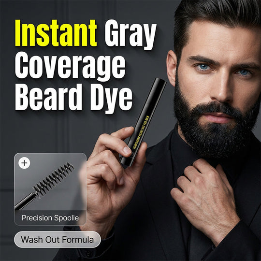 📢📢: LAST DAY - BUY 2 GET 1 FREE🖍️Instant Gray Beard Dye – Fuller & Bolder Look, Portable Touch-Up Wand