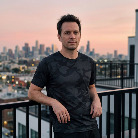 🏃‍♂️ 30% OFF NOW! 🌲 Men's Quick Dry Camo Sports T-Shirt – Moisture Wicking & Active Fit – Train in Style 💪