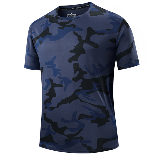 🏃‍♂️ 30% OFF NOW! 🌲 Men's Quick Dry Camo Sports T-Shirt – Moisture Wicking & Active Fit – Train in Style 💪