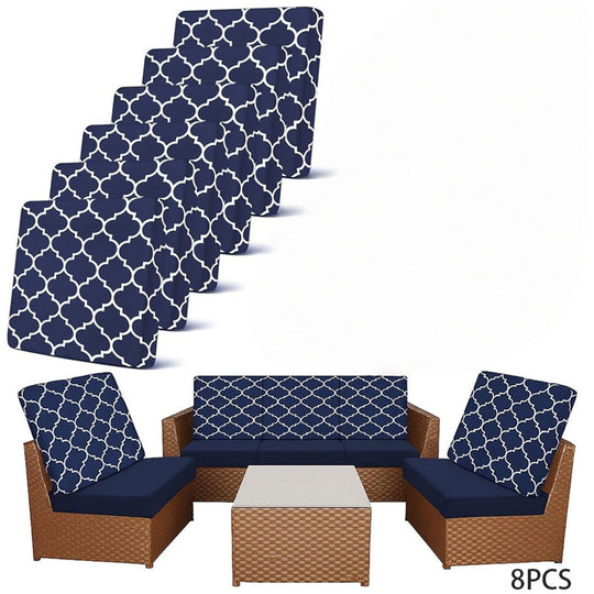 Patio Sofa Cushion Cover – Stretch, Water-Resistant
