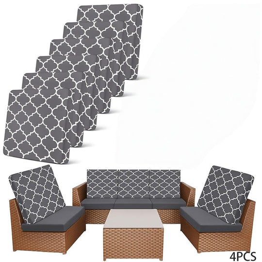 Patio Sofa Cushion Cover – Stretch, Water-Resistant