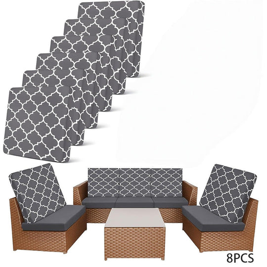 Patio Sofa Cushion Cover – Stretch, Water-Resistant