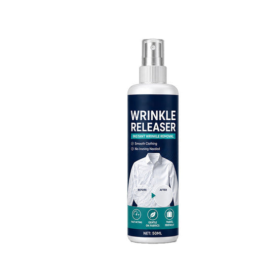 Instant wrinkle release – no iron, travel-ready, static-free & fresh.