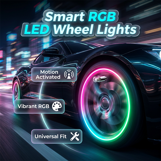 ⏳Limited-time 50% off⏰Smart Motion-Activated LED Wheel Lights⚙️💡