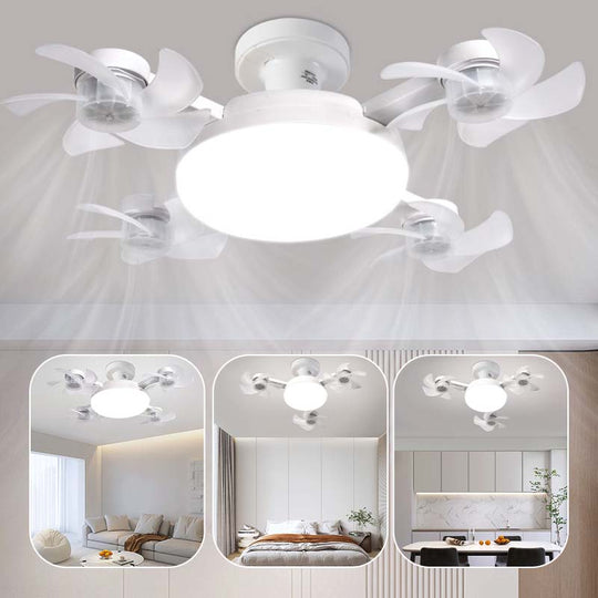 🌀40% OFF NOW! 💡Ceiling Fan with E27 Socket – Silent 2-in-1 LED Fan with Remote Control – Cool & Light in One 🏠