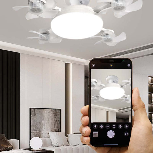 🌀40% OFF NOW! 💡Ceiling Fan with E27 Socket – Silent 2-in-1 LED Fan with Remote Control – Cool & Light in One 🏠