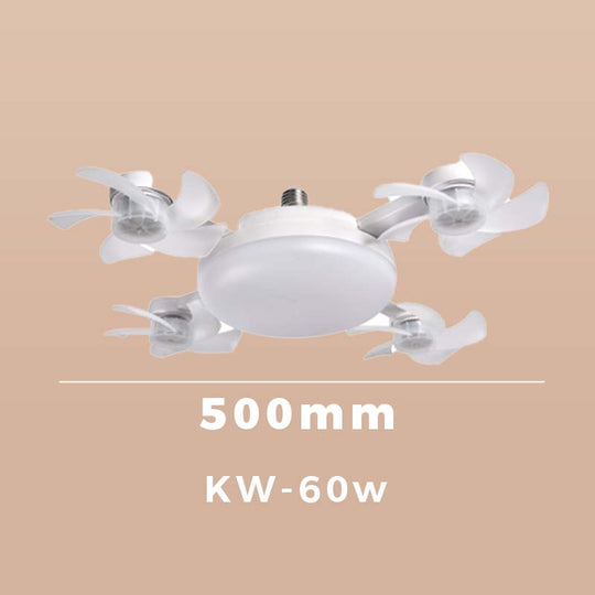 🌀30% OFF NOW! 💡Ceiling Fan with E27 Socket – Silent 2-in-1 LED Fan with Remote Control – Cool & Light in One 🏠
