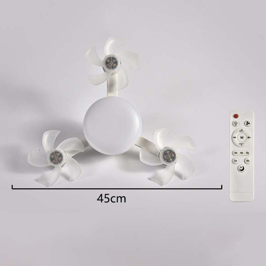 Remote-Controlled LED Ceiling Fan Light