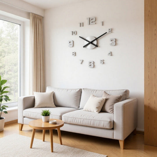 🕒Modern 3D Digital Wall Clock – Silent Acrylic Luminous Wall Decor, Night Glow Easy-Read Time Display, Stylish Home Decoration & Gift