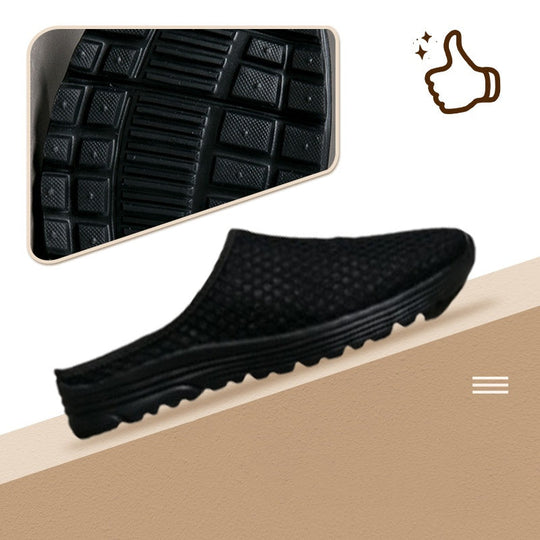 Casual Comfort Breathable Mesh Slippers – 50% OFF! Lightweight, airy, slip-on style – indoor & outdoor comfort.