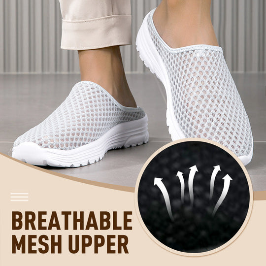Casual Comfort Breathable Mesh Slippers – 50% OFF! Lightweight, airy, slip-on style – indoor & outdoor comfort.