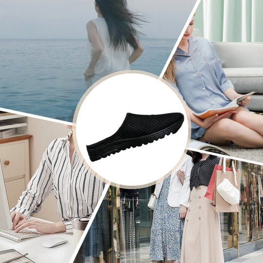 Casual Comfort Breathable Mesh Slippers – 50% OFF! Lightweight, airy, slip-on style – indoor & outdoor comfort.