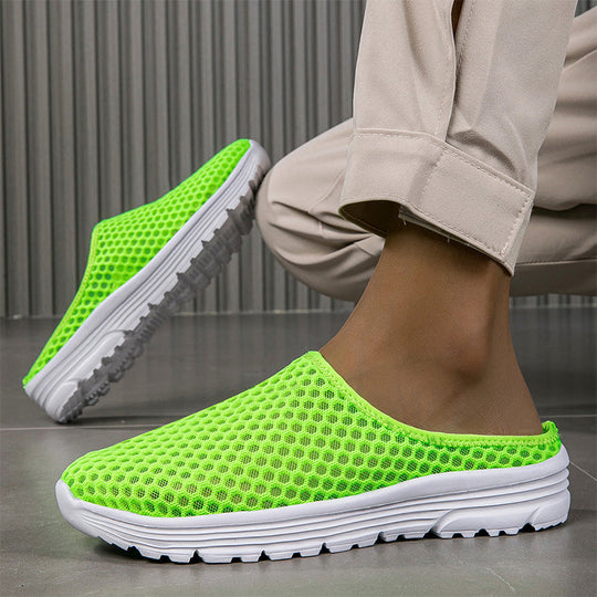 Casual Comfort Breathable Mesh Slippers – 50% OFF! Lightweight, airy, slip-on style – indoor & outdoor comfort.