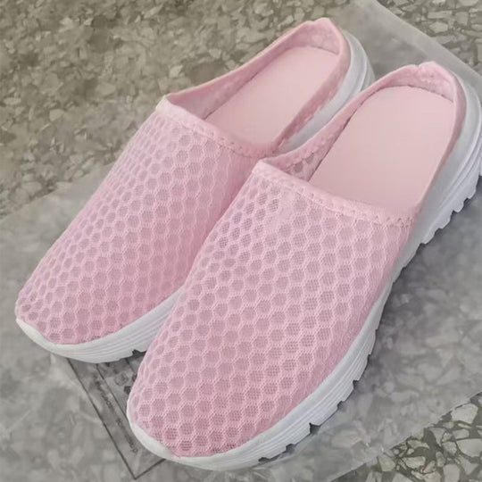 Casual Comfort Breathable Mesh Slippers – 50% OFF! Lightweight, airy, slip-on style – indoor & outdoor comfort.
