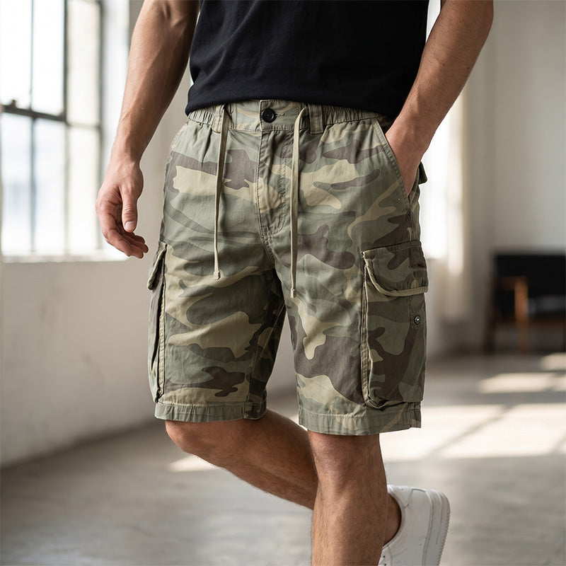 🩳 LIMITED-TIME 35% OFF! ✨ Men's Casual Relaxed Fit Cargo Shorts – Multi-Pockets, Breathable, Rugged 🌲