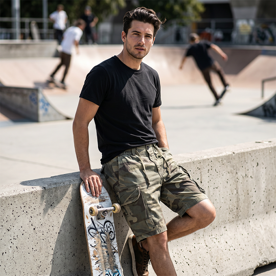 🩳 LIMITED-TIME 35% OFF! ✨ Men's Casual Relaxed Fit Cargo Shorts – Multi-Pockets, Breathable, Rugged 🌲
