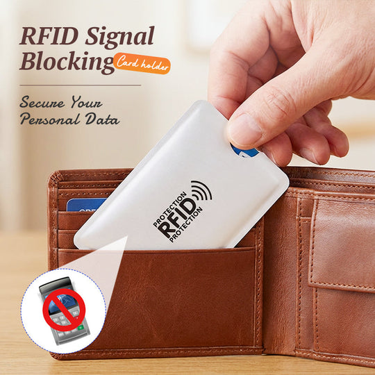 RFID Blocking Credit Card Sleeves — 5PCS⭐