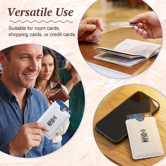 RFID Blocking Credit Card Sleeves — 5PCS⭐