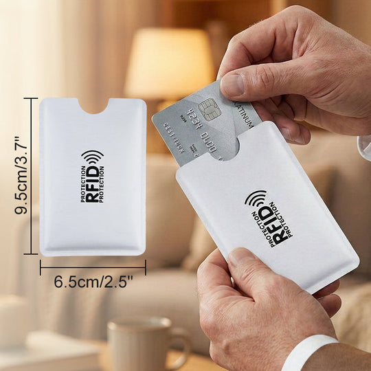 RFID Blocking Credit Card Sleeves — 5PCS⭐