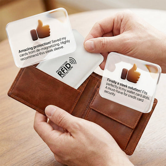 RFID Blocking Credit Card Sleeves — 5PCS⭐