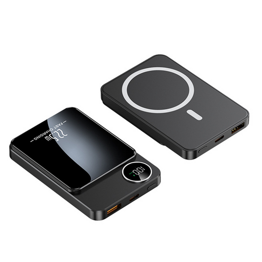 22.5W power bank – magnetic, slim, charges 3 devices at once!